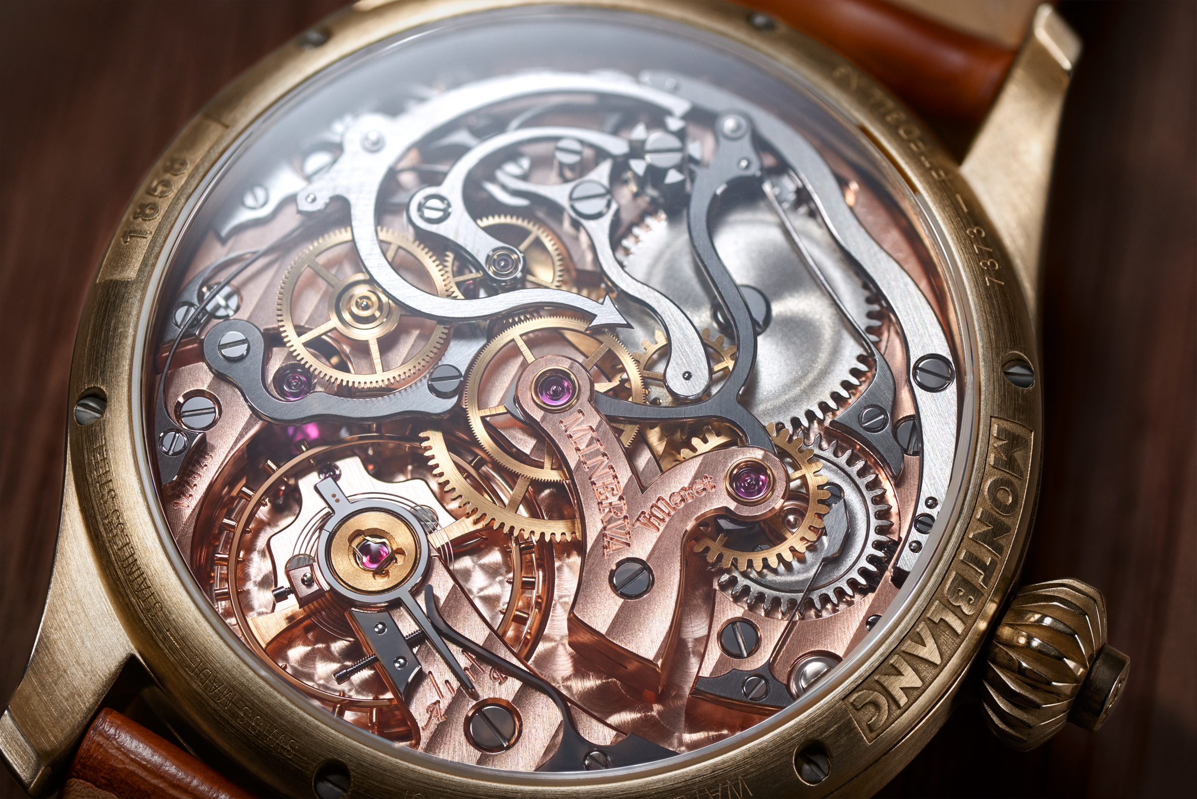 Montblanc 1858 Chronograph Tachymeter Limited Edition 100, задня кришка